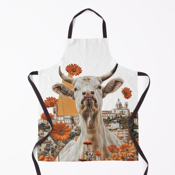 Item preview, Collage Wall Art T-shirt Design: COW IN THE CITY designed and sold by ForeverPrintsOK.