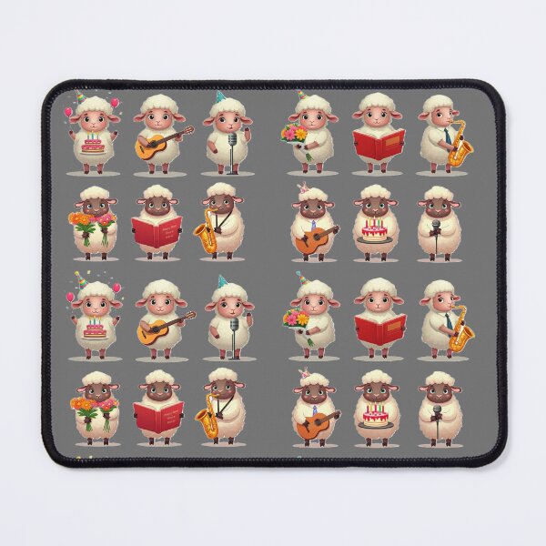 Item preview, Sheep Party designed and sold by wintervsfall.