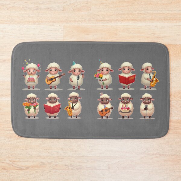 Item preview, Sheep Party designed and sold by wintervsfall.