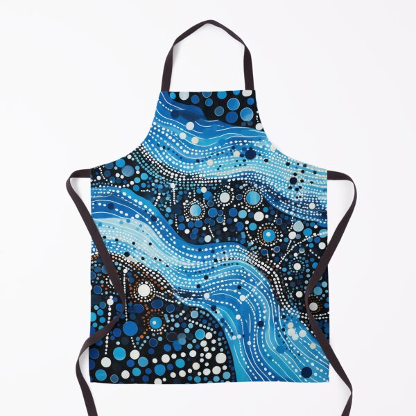 Item preview, Aboriginal Inspired Dot Art - Water Flows designed and sold by GrinGalore.