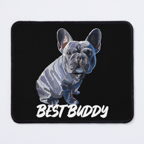 Item preview, Blue Frenchie Best Buddy designed and sold by Just-Arts-4U.