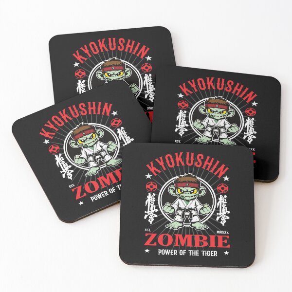 Item preview, Kyokushin Karate Zombie for the unstoppable fighters designed and sold by RetroMaritalArt.