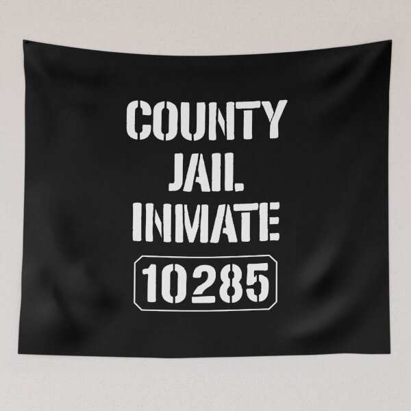 Item preview, County Jail - Prison Inmate Funny Gift designed and sold by dantixebiana.