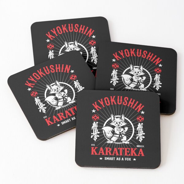 Item preview, Smart as a Fox - Kyokushin Karate Fox for Smart Fighters designed and sold by RetroMaritalArt.