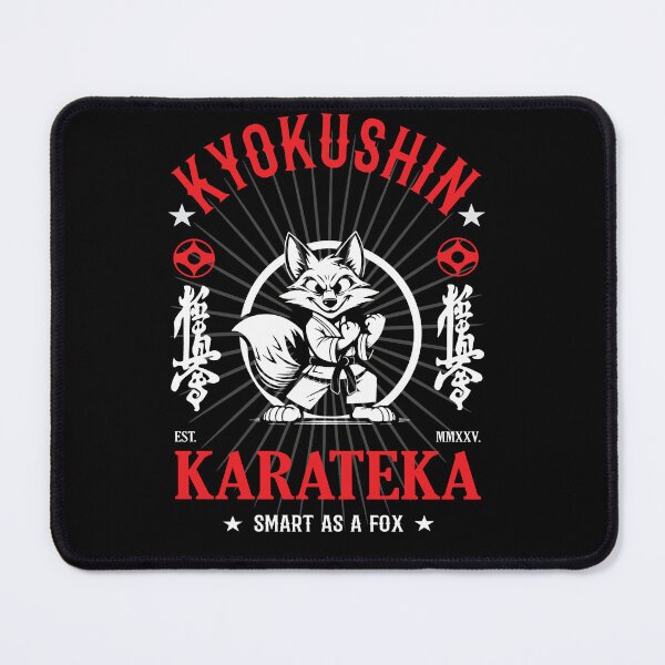 Item preview, Smart as a Fox - Kyokushin Karate Fox for Smart Fighters designed and sold by RetroMaritalArt.