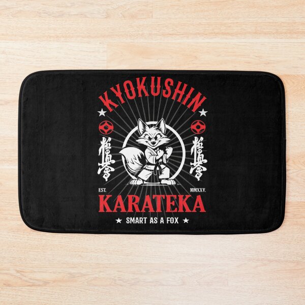 Item preview, Smart as a Fox - Kyokushin Karate Fox for Smart Fighters designed and sold by RetroMaritalArt.