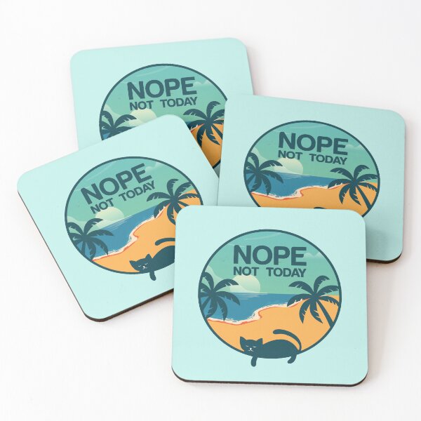 Item preview, Nope Not Today // Lazy Day // Cat Lovers Design  designed and sold by creativebakergb.