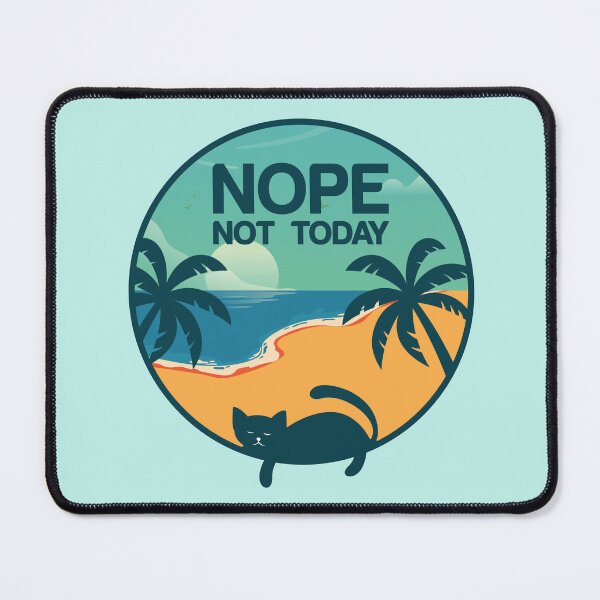 Item preview, Nope Not Today // Lazy Day // Cat Lovers Design  designed and sold by creativebakergb.