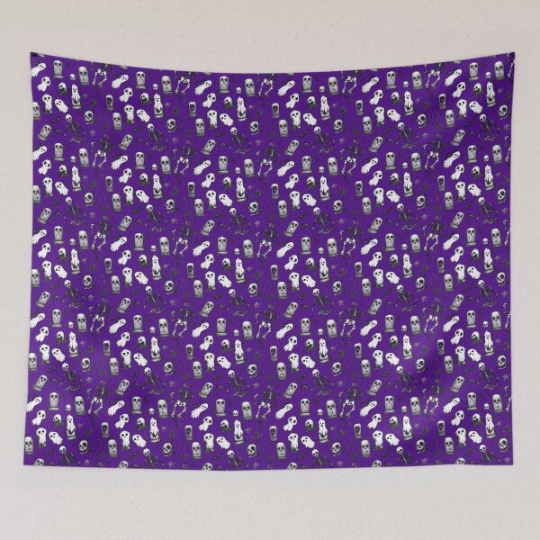 Item preview, Cute skeletons, tombstones, ghosts, and bats pattern designed and sold by Jasava Shop.