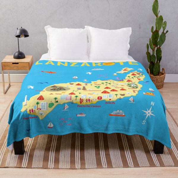 Item preview, Lanzarote Canary Islands Spain designed and sold by Traveldrawings.