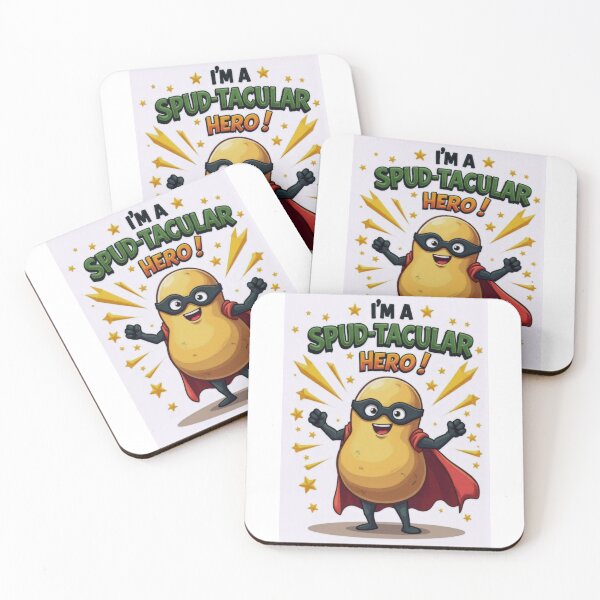 Item preview, Spud-tacular Hero: Super Potato in Action designed and sold by ArtCreator2023.