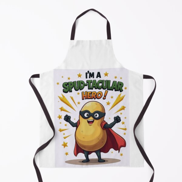 Item preview, Spud-tacular Hero: Super Potato in Action designed and sold by ArtCreator2023.