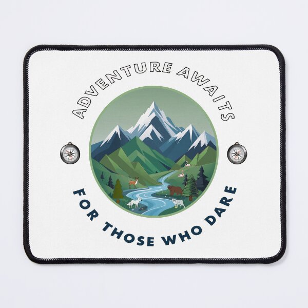 Item preview, ADVENTURE AWAITS FOR ALL WHO DARE designed and sold by WendyMaree.