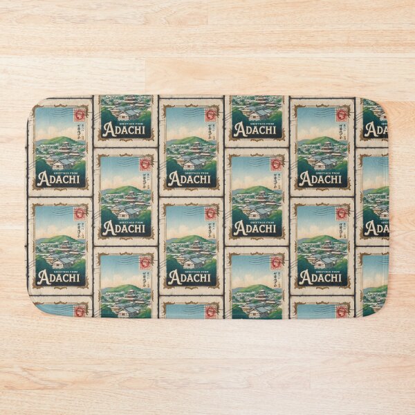 Item preview, Adachi Japan Vintage Travel Retro Postcard Design designed and sold by TravelPostcardGems.