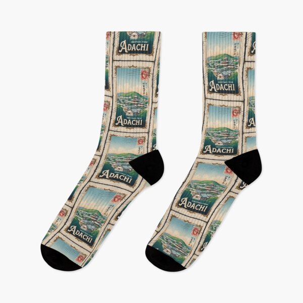Item preview, Adachi Japan Vintage Travel Retro Postcard Design designed and sold by TravelPostcardGems.