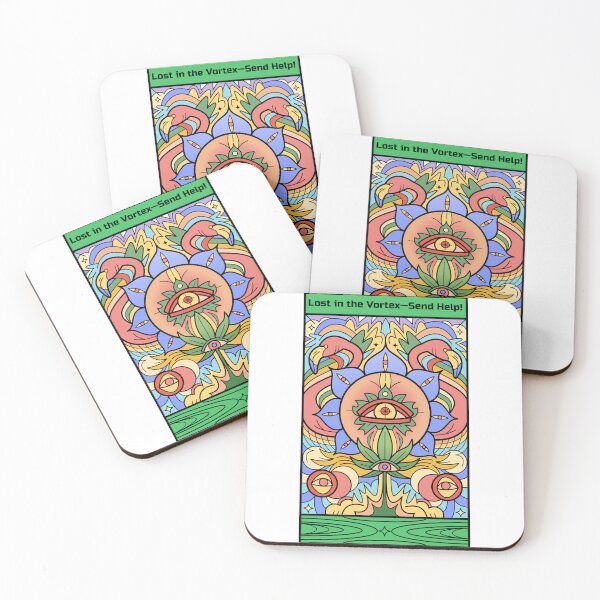 Item preview, Psychedelic Lost in the Vortex-Send Help designed and sold by oystein11.