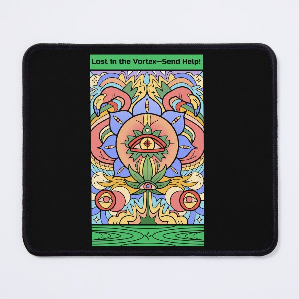 Item preview, Psychedelic Lost in the Vortex-Send Help designed and sold by oystein11.