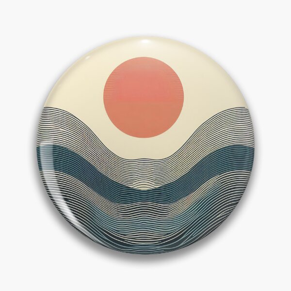 Item preview, Minimalistic abstract sunset designed and sold by Silbays.