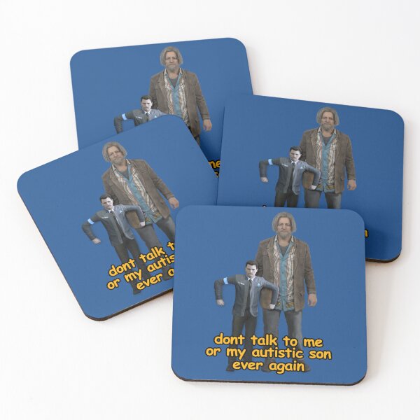 Item preview, Hank and Connor - dont talk to my autistic son designed and sold by Alpinkpaca.