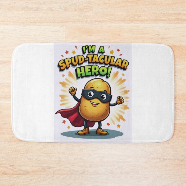 Artikelvorschau, Spud-tacular Superhero: Quirky Potato Design entworfen und verkauft von ArtCreator2023.
