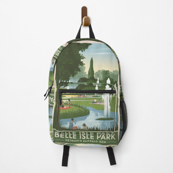 Item preview, Belle Isle Park Vintage Travel Poster designed and sold by TravelerRat.