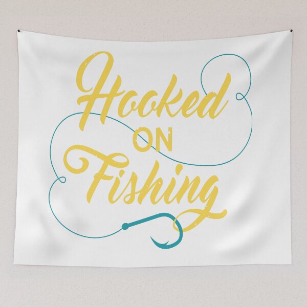 Item preview, Hooked on fishing designed and sold by KandM.