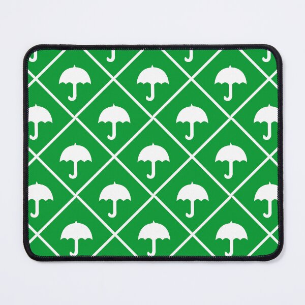 Item preview, Green White Umbrella Quatrefoil Pattern Design designed and sold by PatternTitan.