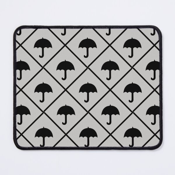 Item preview, Ash Grey Umbrella Quatrefoil Pattern Design designed and sold by PatternTitan.