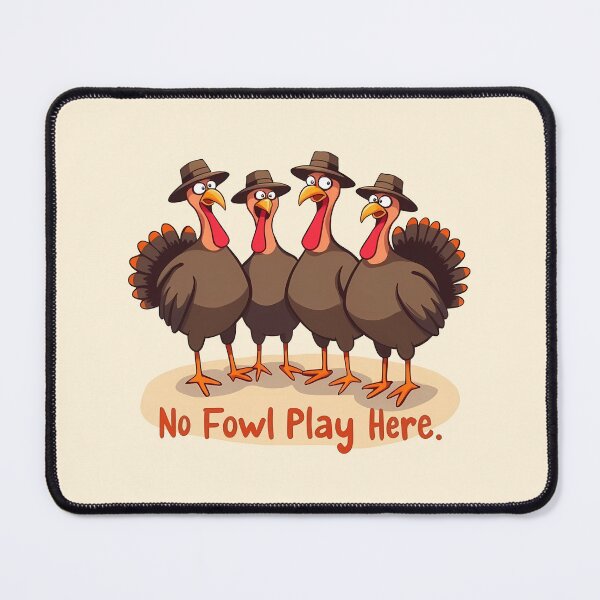 Item preview, No Fowl Play Here designed and sold by Glint-Design.