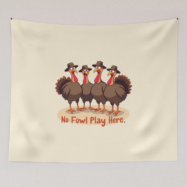 Item preview, No Fowl Play Here designed and sold by Glint-Design.