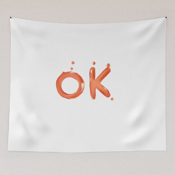 Aperçu de l'œuvre Gelée d'orange, signe OK créée et vendue par Wish Design.