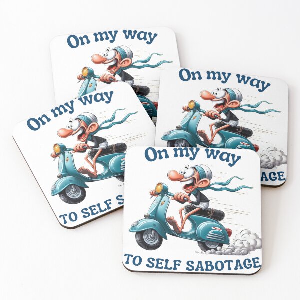 Item preview, mobility scooter On my way TO SELF SABOTAGE designed and sold by swiftbinaries.