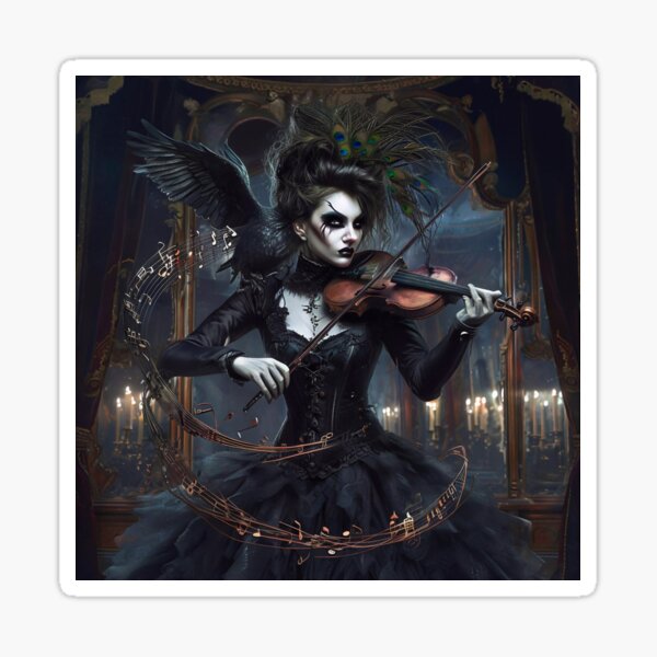 Item preview, Dunkle Symphonie - Gothic Violinist designed and sold by FakeSerenity.