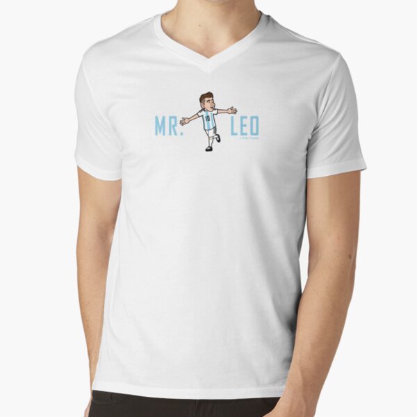 Vista previa del artículo con la obra «Leo Messi Argentina cartoon», diseñado y vendido por FrikiToons.