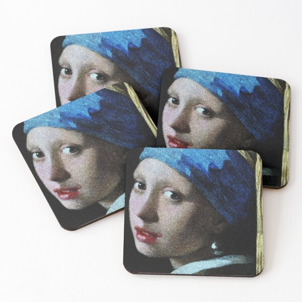 Item preview, Meisje met de parel. Fragment met optische ruis. designed and sold by PumpkinStudioPL.