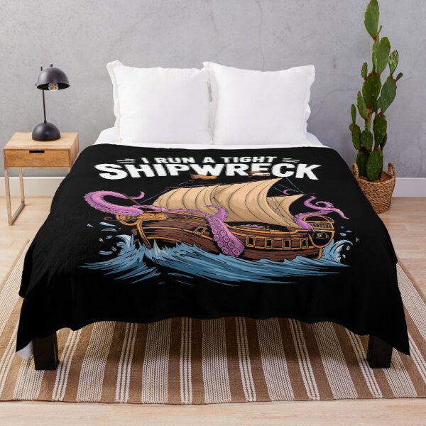 Item preview, Pirate Humor Kraken Octopus Vintage Galleon Tight Shipwreck Gift designed and sold by w1ckerman.