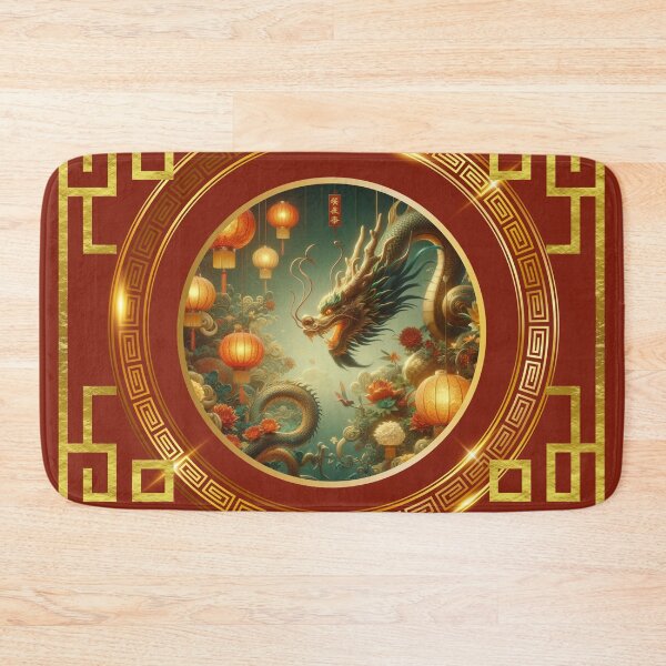 Item preview, Fantasy Dragon zodiac ushering Lunar New Year (silvergoldvisionary) designed and sold by SGVisionary.