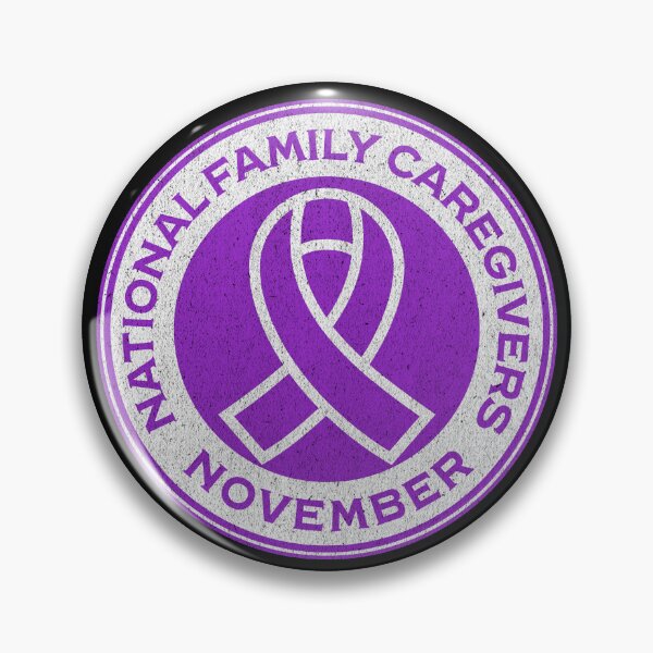 Item preview, National Family Caregivers Awareness November Purple Ribbon designed and sold by chrisrivait.