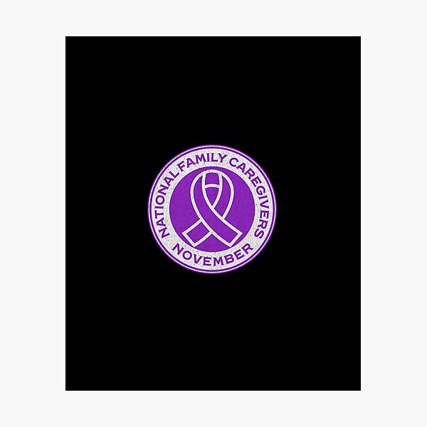 Item preview, National Family Caregivers Awareness November Purple Ribbon designed and sold by chrisrivait.