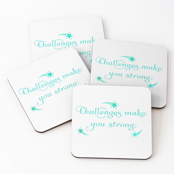 Item preview, Challenges make you strong designed and sold by Jummydesign.