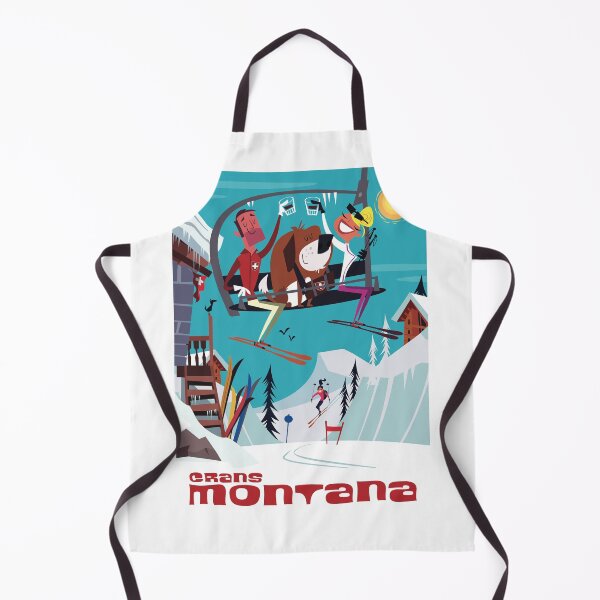 Item preview, Crans Montana ski poster designed and sold by GAGodel.
