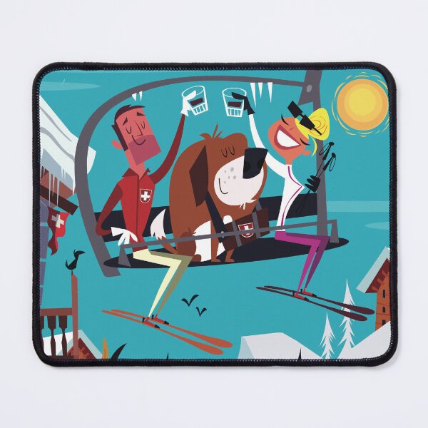 Item preview, Crans Montana ski poster designed and sold by GAGodel.