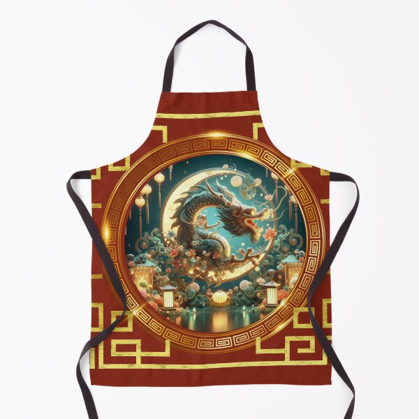 Item preview, Fantasy Dragon zodiac ushering Lunar New Year (silvergoldvisionary) designed and sold by SGVisionary.