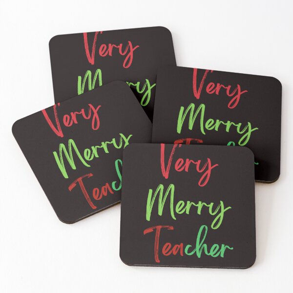 Item preview, Very Merry Teacher  designed and sold by ladylalitafanta.