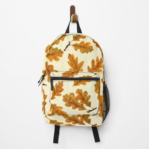 Item preview, Autumnal oak leaves on off white designed and sold by Katerina Mitkova Kirilova.
