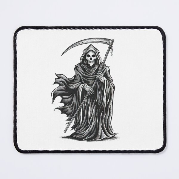Item preview, halloween death with a weapon scythe,halloween death,halloween pumpkin,Halloween Hr,halloween illustration designed and sold by Expressions-Sel.