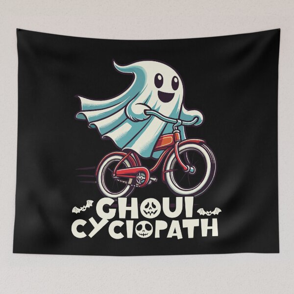 Item preview, Ghoul Cyclopath Funny Halloween Bicycle designed and sold by LuminOrb.