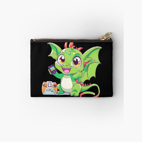 Item preview, Dragon playing Video Games Funny Gift for Video Games Players designed and sold by Bawek85Designs.