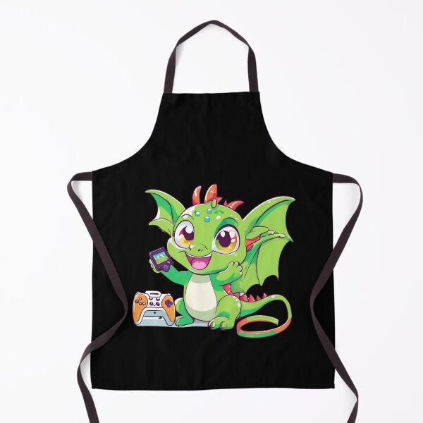 Item preview, Dragon playing Video Games Funny Gift for Video Games Players designed and sold by Bawek85Designs.