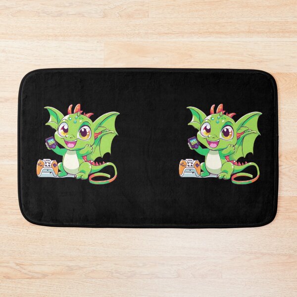 Item preview, Dragon playing Video Games Funny Gift for Video Games Players designed and sold by Bawek85Designs.